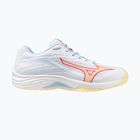 Damen Volleyball Schuhe Mizuno Thunder Blade Z weiß/calypso coral/pale banana