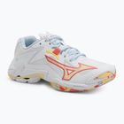 Damen Volleyballschuhe Mizuno Wave Lightning Z8 weiß/calypso coral/pale banana