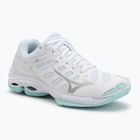 Damen-Volleyballschuhe Mizuno Wave Voltage 2 white/blue tint