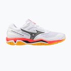 Mizuno Wave Phantom 3 Handballschuh weiß/feurige Koralle 2/Zitrus
