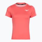 Damen-Tennisshirt Mizuno Daybreakers Printed calypso coral