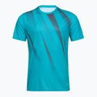 Herren Mizuno Core Graphic Tee capri breeze Laufshirt