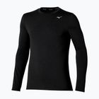 Mizuno Core Impulse Tee Herren-Langarm-Laufshirt schwarz