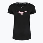 Damen Laufshirt Mizuno Core Runbird Tee schwarz/mauve