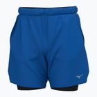 Herren Mizuno Core 7.5 2IN1 Laufshorts princess blau