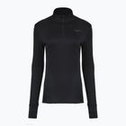 Damen Laufsweatshirt Mizuno Active Warm Half Zip schwarz