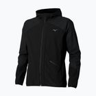 Herren Laufjacke Mizuno Active Alpha Hodded schwarz