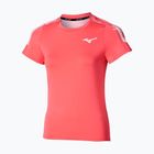 Damen-Tennisshirt Mizuno Daybreakers Printed calypso coral