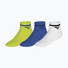 Socken Mizuno Training Mid With Line 3 pairs lightning yellow/ultramarine
