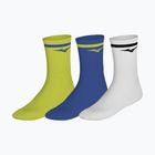 Socken Mizuno Training With Line 3 pairs lightning yellow/dazzling blue