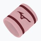 Handgelenk-Schweißband Mizuno Wristband Short With Line 6P pinkesque/lava falls