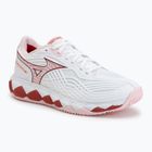Damentennisschuhe Mizuno Wave Enforce Tour 2 CC white/pinkesque/barbados/cherry