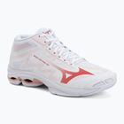 Damen-Volleyballschuhe Mizuno Wave Lightning Pro Mid white/rose elegance/lava falls