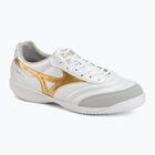 Fußballschuhe Mizuno Morelia Sala Pro IN white/football gold/galaxy silver