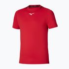 Herren-Tennis-T-Shirt Mizuno 62GAA001 Tee fiery red