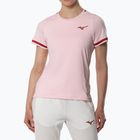 Damen-Tennis-T-Shirt Mizuno Stargazer Tee pinkesque