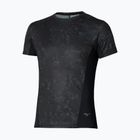 Herren-Laufshirt Mizuno Active DryAeroFlow Graphic black/gray