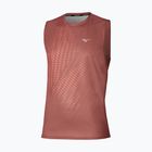 Herren-Laufshirt Mizuno Core Graphic Sleeveless copper brown