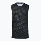 Herren-Laufshirt Mizuno Core Graphic Sleeveless black/gray