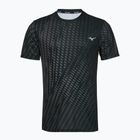 Herren-Laufshirt Mizuno Core Graphic Tee black/gray