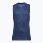 Herren-Lauf-Tanktop Mizuno Active DryAeroFlow Graphic Tank Top estate blue