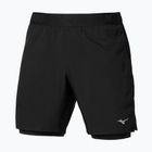 Herren-Laufshorts Mizuno Core 7.5 Inches 2in1 black