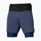Herren-Laufshorts Mizuno Trail Multipocket 2in1 estate blue