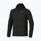 Herren-Laufjacke Mizuno Tech Light Hooded black