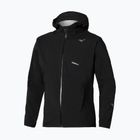 Herren-Laufjacke Mizuno Trail Waterproof 20K Hooded black