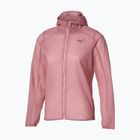 Damen-Laufjacke Mizuno Tech Light Hooded Jacket rose elegance