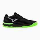Padelschuhe Mizuno Wave Enforce Court Padel black/foliage green/glowing ap