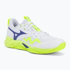 Volleyballschuhe Mizuno Wave Momentum Pro white/lightning yellow/dazzling blue