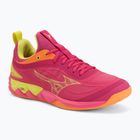 Volleyballschuhe Mizuno Wave Luminous 3 mugen pink tetra/fortune yellow/ligh