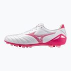 Fußballschuhe Mizuno Morelia Neo IV Pro AG white/fuchsia purple/fuchsia purple