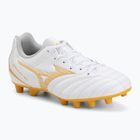 Kinder-Fußballschuhe Mizuno Monarcida Neo III Select FG white/mp gold