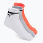Socken Mizuno Training With Line white/cloudspace/lava orange