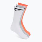 Socken Mizuno Training With Line white/cloudspace/lava orange