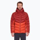 Daunenjacke Herren Rab Glaceon Pro tuscan red/dark horizon