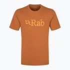 Herren Rab Stance Tech Sketch rot Erde T-Shirt