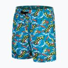 Bedruckte 15"-Wassershorts für Kinder Bolt/hellgelb/salso/grüne Schwimmshorts