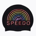 Speedo Gedruckte Silikon Stolz Regenbogen Badekappe
