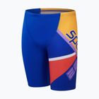 Speedo Placement V Cut Digital Kinder schwimmen Jammer wahr kobalt/Wassermelone/schwimmen lila