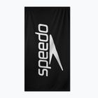 Speedo Logo Handtuch schwarz/weiß