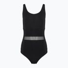 Speedo Shaping Luniaglow schwarzer einteiliger Badeanzug für Damen