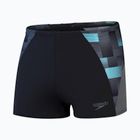 Badehose Herren Speedo Endurance+ MAX Splice Aquashort black/usa charcoal/marine