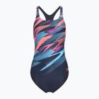 Einteiler Badeanzug Damen Speedo Digital Placement Medalist zoom boom/true navy