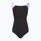 Damen-Einteiler Badeanzug Speedo Shaping LunaLustre Printed neon violet