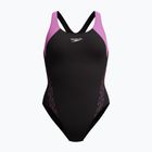 Damen Badeanzug Speedo HyperBoom Splice Racerback neon violet