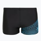 Schwimm-Boxershorts Herren Speedo Medley Logo Aquashort black/picton blue