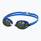 Speedo Vanquisher 3.0 Mirror Kinder Schwimmbrille cobalt pop / cobalt / gold mirror
